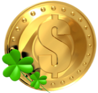 a st. patrick's day gold coin